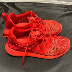 Nike Roshe One Flight Red shoes